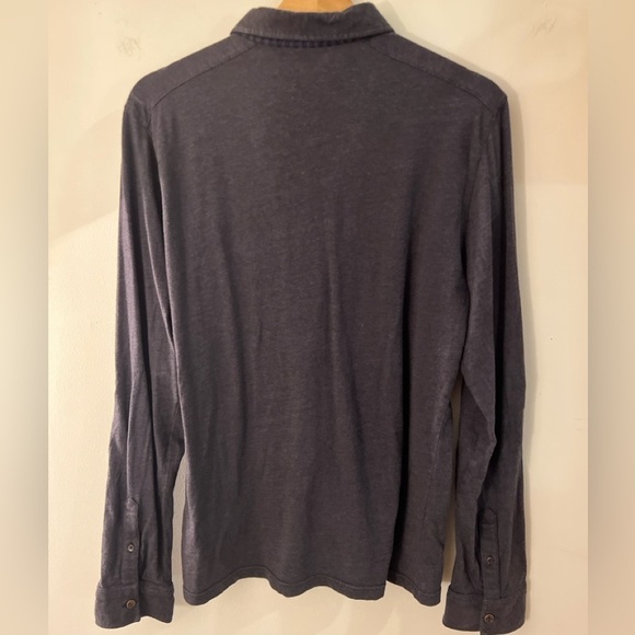 Ted Baker Men's Dark Gray Long Sleeve Shirt 4/L - Picture 13 of 14